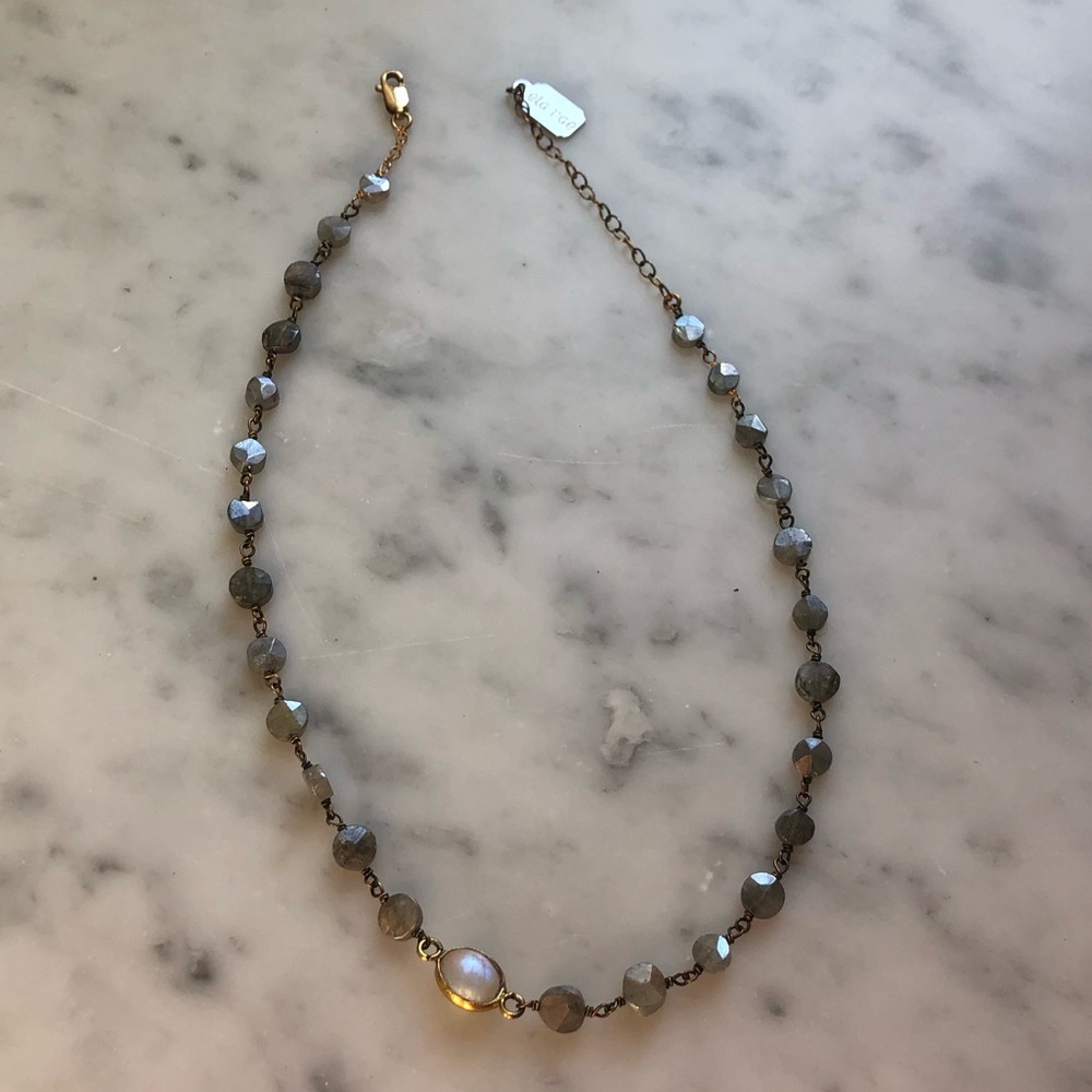 Ela Rae Labradorite choker necklace